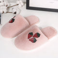 Winter fruit cotton slippers floor slippers women's stylish internet celebrity rhinestone home slippers k-stylestuffed indoor shoes women