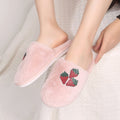 Winter fruit cotton slippers floor slippers women's stylish internet celebrity rhinestone home slippers k-stylestuffed indoor shoes women