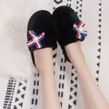 Baotou furry slippers for women 2024 autumn winter new arrival k-stylestripes pearl flats heelless lazy slippers for women