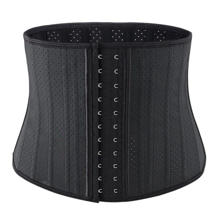 Mesh breathable rubber corset sports waistband tummy control shapewear wholesale shaping