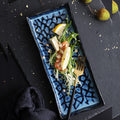 Nordic western dinner plate ceramic square plate dish home steak plate tableware dish flat plate tray breakfast pasta plate