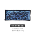 Nordic western dinner plate ceramic square plate dish home steak plate tableware dish flat plate tray breakfast pasta plate
