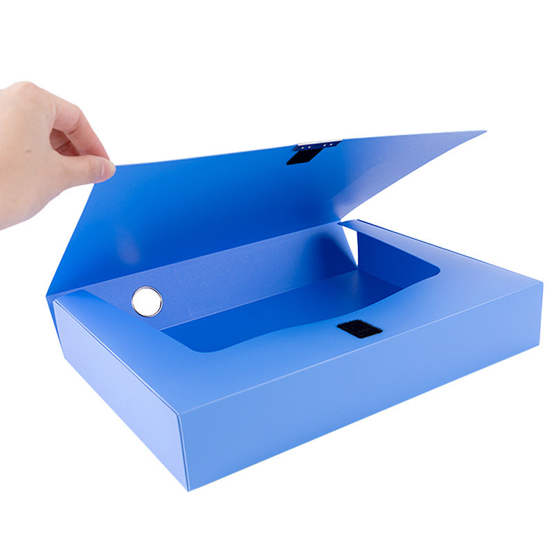 Deli 5623ES File Box 5CM Document Book Capacity Plastic A4 Office Stationery Document Storage Box
