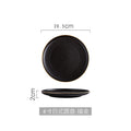 Ceramic frosted steak plate - flat bottom, rimmed, dinnerware for restaurants, hotels, and home use