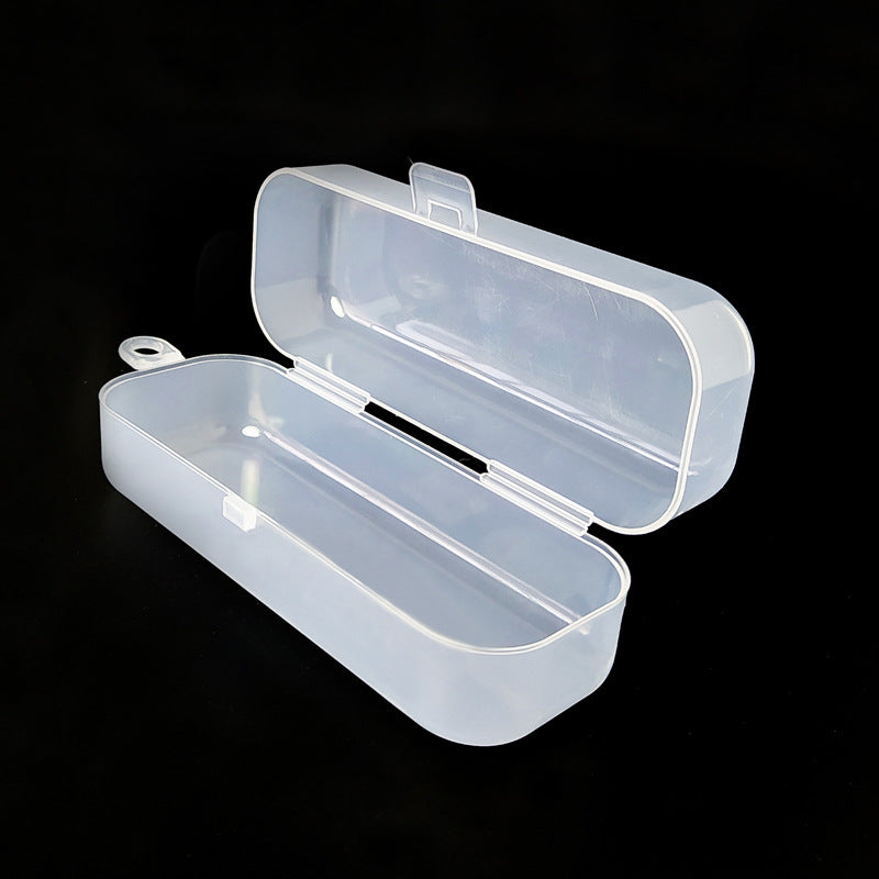 Factory direct sales baby baby teeth brush toothpaste storage box high transparency PP dust packaging box feeding supplies plastic box