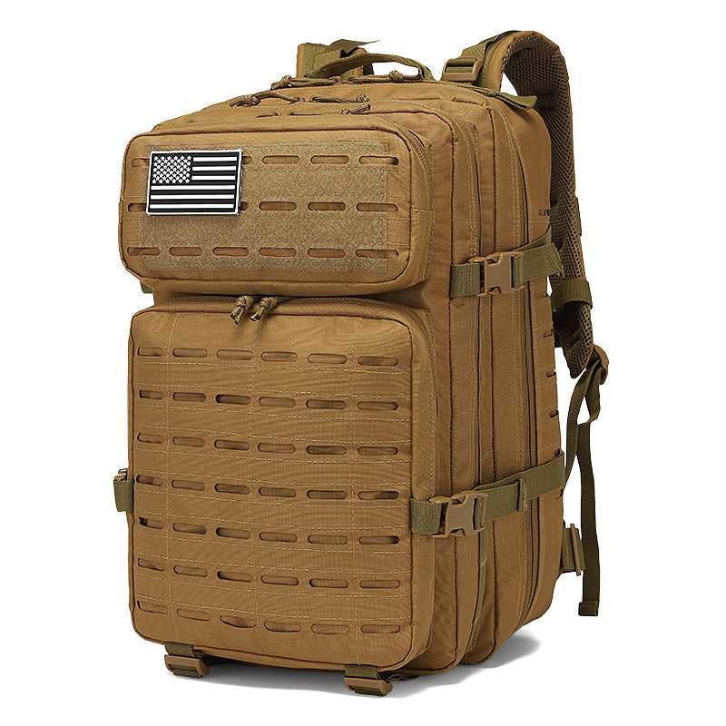 Outdoor tactical sports backpack, large capacity commuter travel backpack, multi-functional laser molle backpack