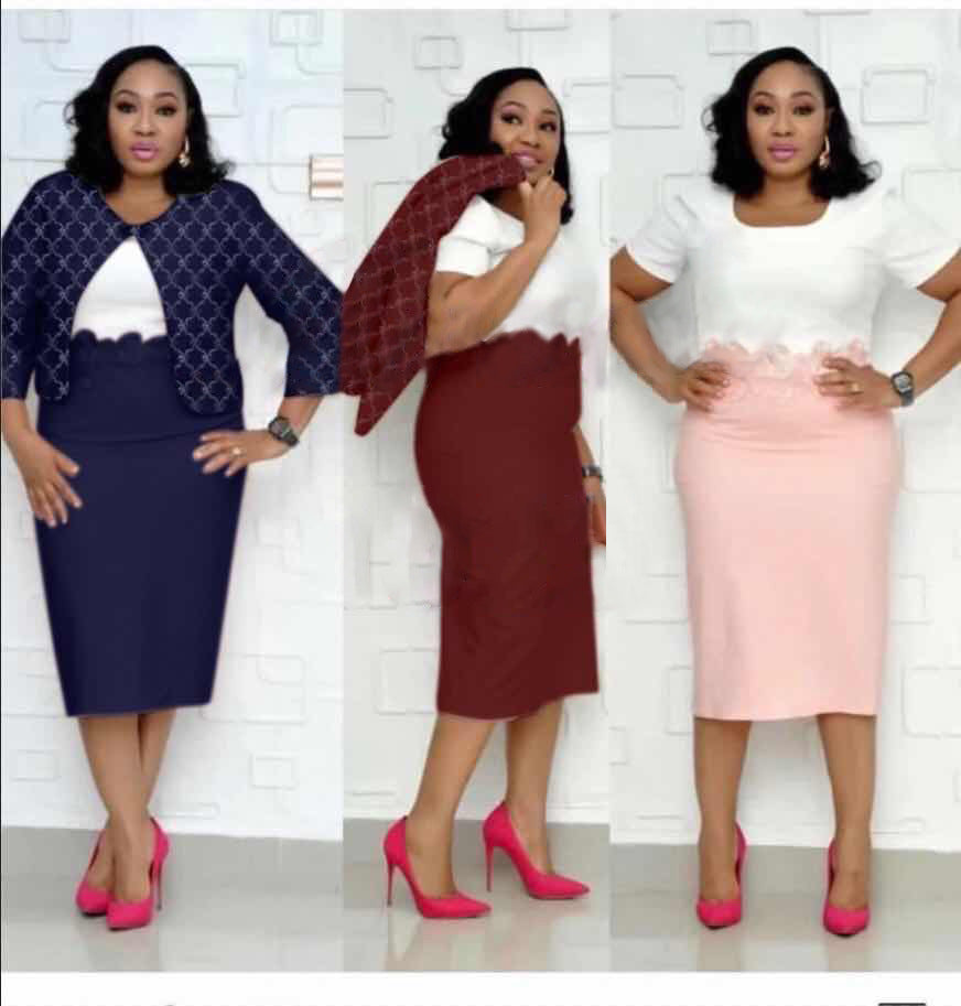 supply of foreign trade african plus size women's clothing   butterfly buckle outwear two-piece suit dress