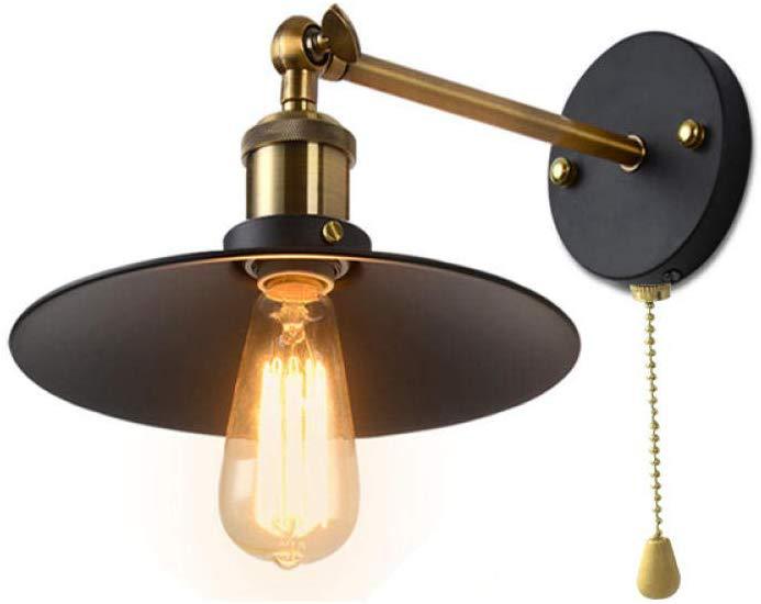 American wall lamp small black dress wall lamp zipper switch wall lamp wrought iron wall lamp with switch wall lamp creative personalized lamp