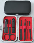 Wholesale stainless steel nail clippers pedicure knife trimming nail nippers nail scissors set 7-piece manicure tool kit