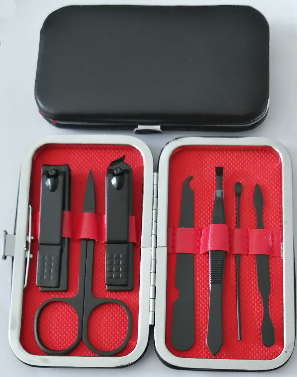 7-piece nail clipper set - beauty & manicure tools for fingernail and toenail care - includes nail clippers, nail files, and nail art accessories - customizable with logo