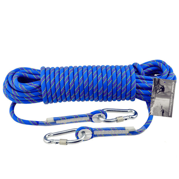 Mountaineering rope Safety rope 10MM climbing rope Rescue rope Wear-resistant rope Outdoor survival equipment supplies
