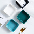 Nordic square ceramic sauce dishes - seasoning, vinegar, and dipping plates for home use - wholesale square dishes from manufacturers