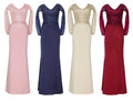 sourcing: african plus-size women's clothing - christmas party evening gown, sequin & beaded v-neck maxi dress