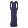 sourcing: african plus-size women's clothing - christmas party evening gown, sequin & beaded v-neck maxi dress