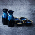Japanese retro wine set wine bottle suit white wine cup ceramic liquor cup clear pot for home wine cup tea cup accessible luxury