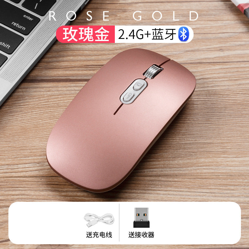 Tiger cat m103 wireless bluetooth mouse, rechargeable 2.4g silent laptop gaming mouse - amazon