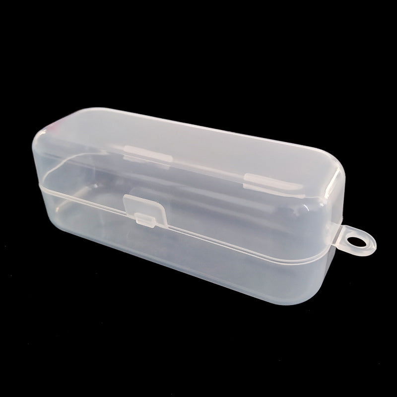 Factory direct sales baby baby teeth brush toothpaste storage box high transparency PP dust packaging box feeding supplies plastic box