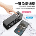New arrival yuyunshi k5 alarm clock speaker wireless creative bedside smart speaker dual speaker subwoofer cross-border