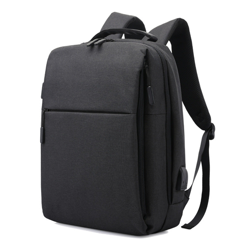 Computer bag, business bag, school bag, large capacity travel backpack, college student men's commuter backpack, Oxford cloth waterproof.