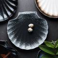 Japanese ceramic plate, household dish plate, dish plate, shell plate, western food plate, special-shaped breakfast plate, scandinaviancasual