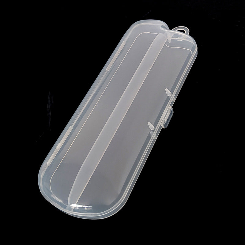 Baby spoon storage box two spoons dust box food grade PP storage box