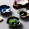 Japanese kiln-turned plate, ceramic snack plate, seasoning plate, restaurant hot pot sauce plate, sushi sauce plate, wholesale
