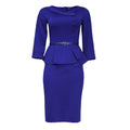 Kayaat cross-border supply of african plus size women's clothing v neck side button lotus leaf hem dress skirt