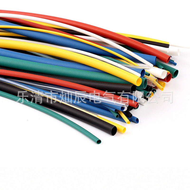Cross-border e-commerce 70pcs heat shrinkable tube bagged with PE printing shrink tube, insulated heat shrinkable tube