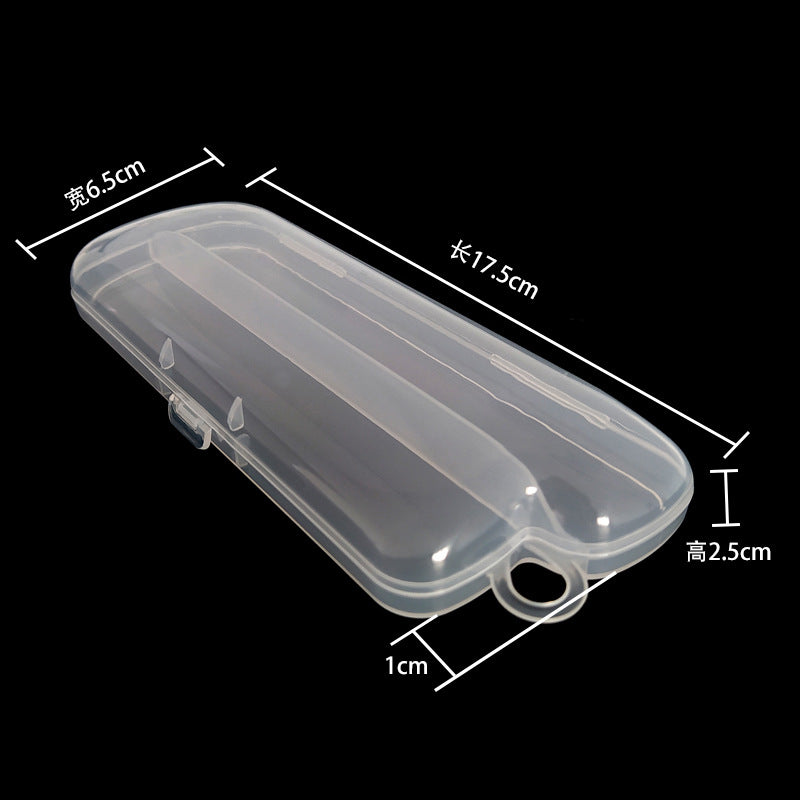 Baby spoon storage box two spoons dust box food grade PP storage box