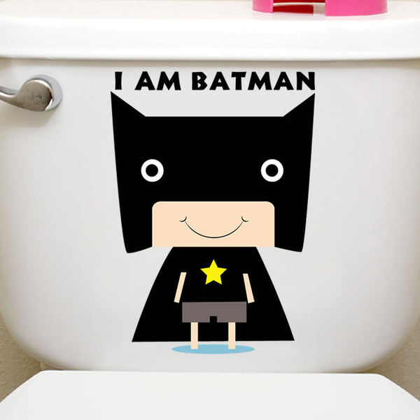 Creative funny wall sticker personalized bathroom bathroom door decoration toilet sticker waterproof self-adhesive sticker sticker dormitory