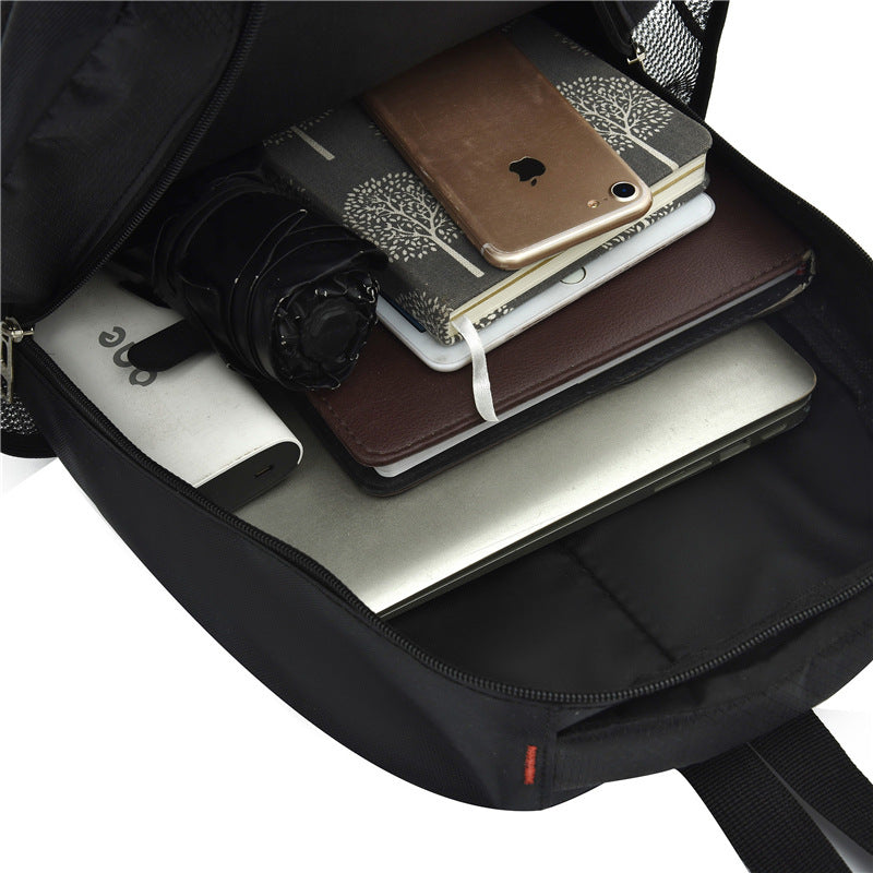 New high-end backpack men's business simple 15-inch computer bag travel light leisure large-capacity backpack