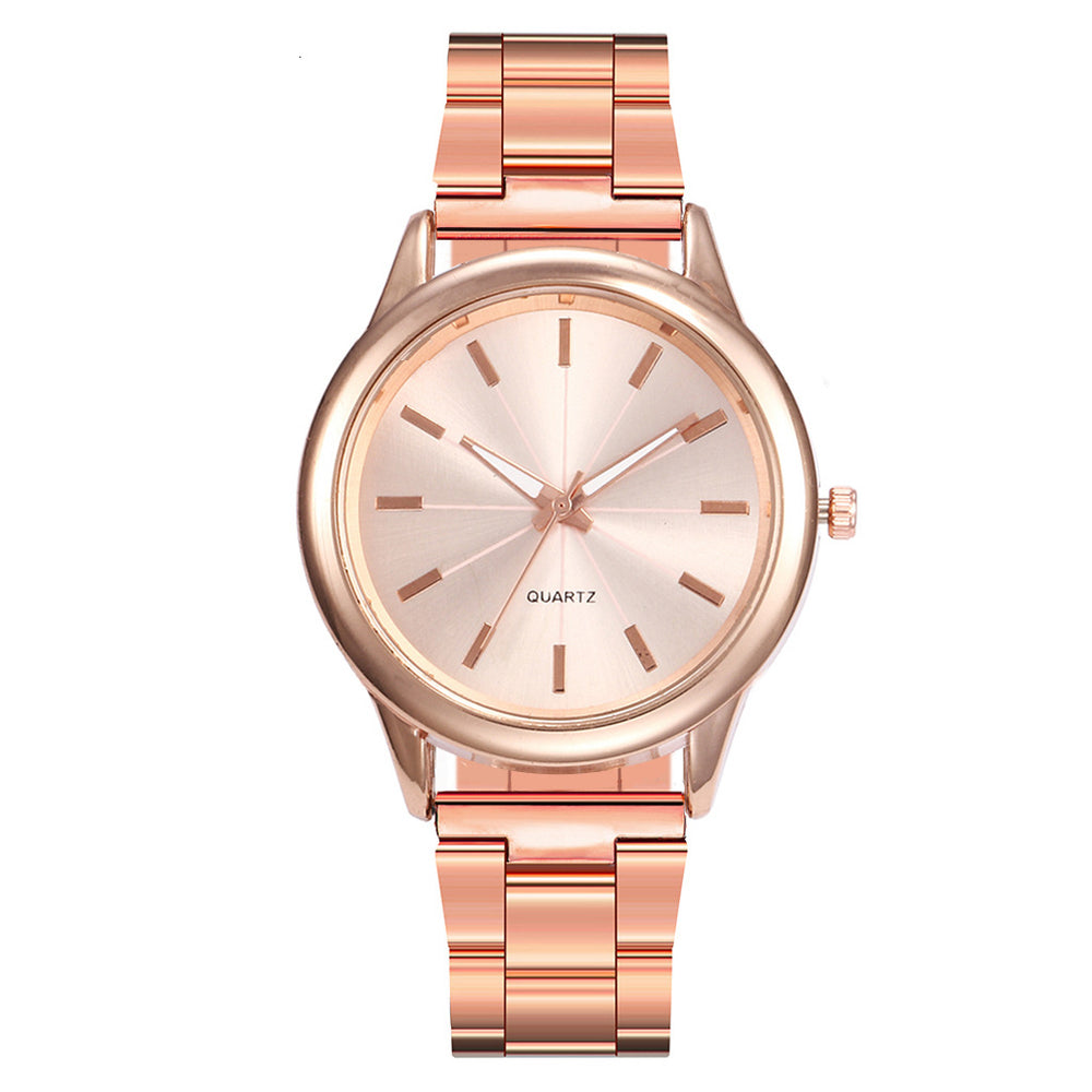 Wholesale from the manufacturer: women's fashion business casual quartz watches with steel band, suitable for export