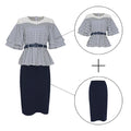 wholesale supplier for , , and african markets: plus-size women's polka dot lace patchwork pencil skirt dress