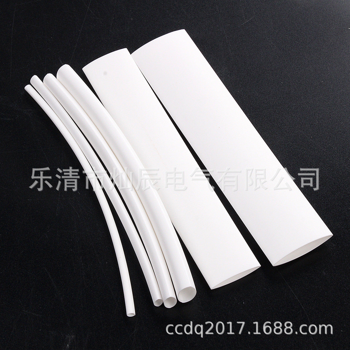 Cross-border e-commerce, heat shrinkable tube boxed 100PCS white, halogen-free flame retardant sleeve, factory direct sales
