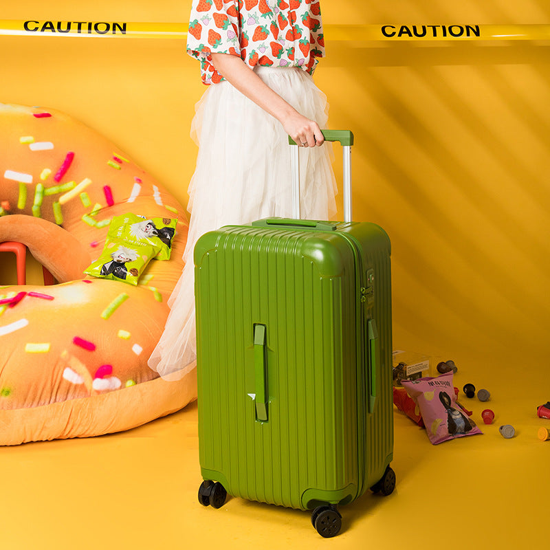 Luggage 32-inch large capacity password zipper trolley suitcase large 28 female and male 30-inch checked universal wheel