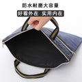 Portable football pattern document bag conference training bag business document bag oxford canvas information storage bag printing