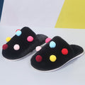 Women's fall/winter cotton slippers - cute plush, home & leisure, candy colors, fleece-lined, extra thick, full coverage, warm & cozy slippers