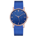 Factory direct wholesale women's silicone strap quartz watch - starry sky design, fashionable business casual trend watch