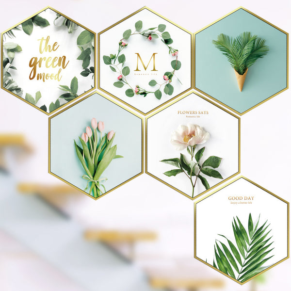 Wall stickers ins plants fresh roses dormitory bedside flowers decorative paintings stickers literary walls self-adhesive, flowers are not flowers