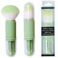 Portable 4-in-1 retractable brush eyeshadow brush makeup master transparent single loose powder brush multifunctional makeup brush