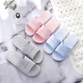 New women's summer slippers indoor home bathroom men's slippers couple home anti-slip soft sole cool bathroom anti-slip
