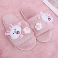 Women's plush cotton slippers - fuzzy clogs for home, new autumn/winter fashion slippers, wholesale