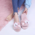 Women's plush cotton slippers - fuzzy clogs for home, new autumn/winter fashion slippers, wholesale
