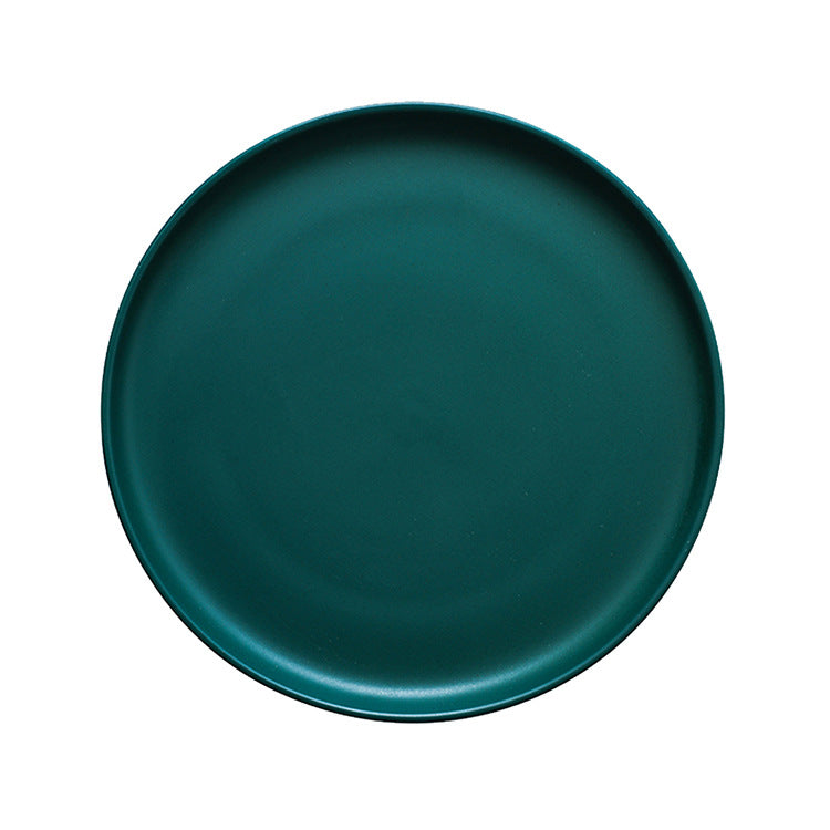 Nordic creative home dinner plates western food trays steak plates ceramic tableware breakfast plates round plates popular dessert plates