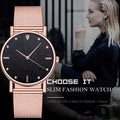 Factory direct wholesale women's silicone strap quartz watch - starry sky design, fashionable business casual trend watch