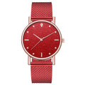 Factory direct wholesale women's silicone strap quartz watch - starry sky design, fashionable business casual trend watch