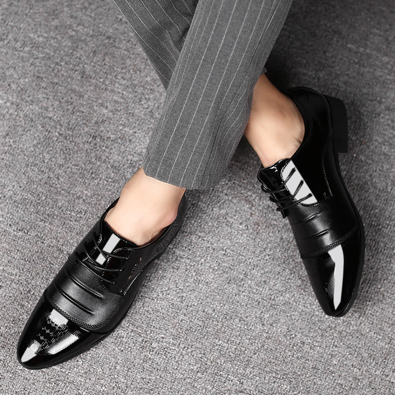 2024 new men's leather shoes, plus size casual shoes, business formal shoes, men's versatile wedding shoes, dropshipping available
