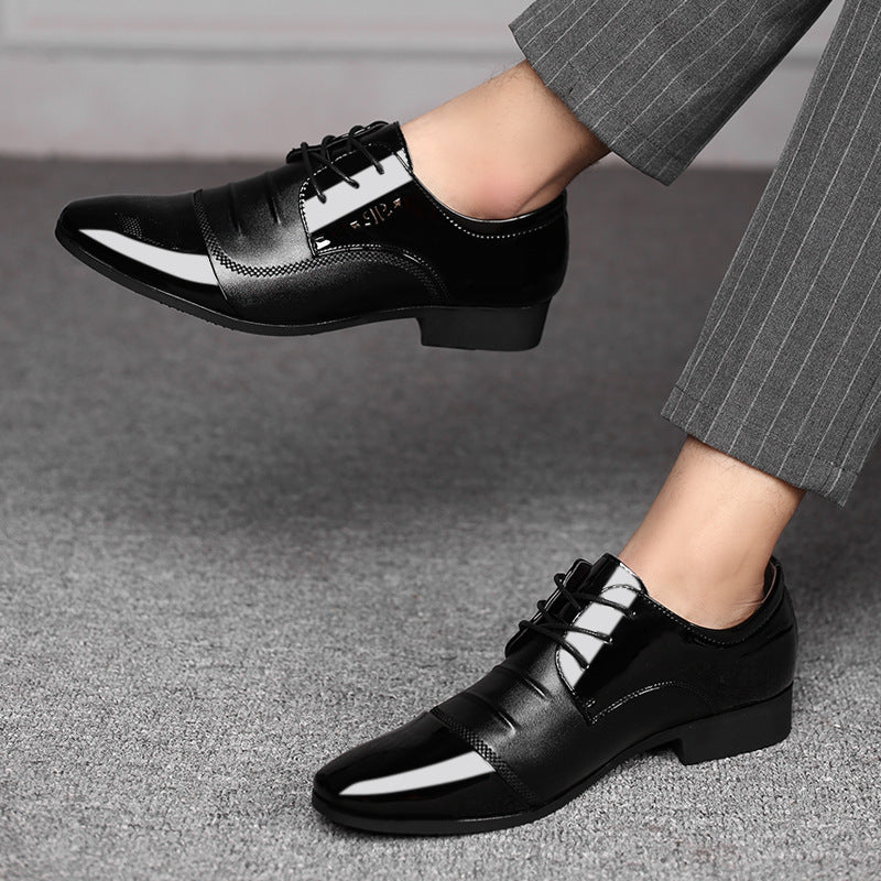 2024 new men's leather shoes, plus size casual shoes, business formal shoes, men's versatile wedding shoes, dropshipping available