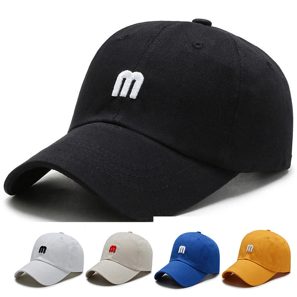 Hat Korean version fashion versatile baseball cap outdoor leisure sunscreen sun hat letter embroidery cap