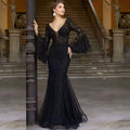 new spring/summer cross-border fashion evening gown - elegant, sexy, slim-fit mermaid long prom dress